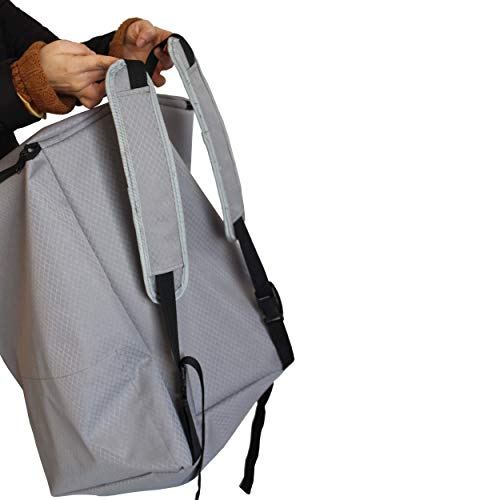 Meerweh Silla de Playa, Tela, Gris, 69 x 45 x 110 cm