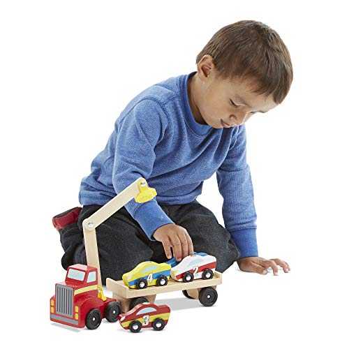 Melissa & Doug 19390 - Cargador magnético de Autos