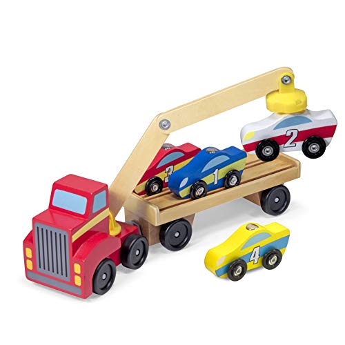 Melissa & Doug 19390 - Cargador magnético de Autos