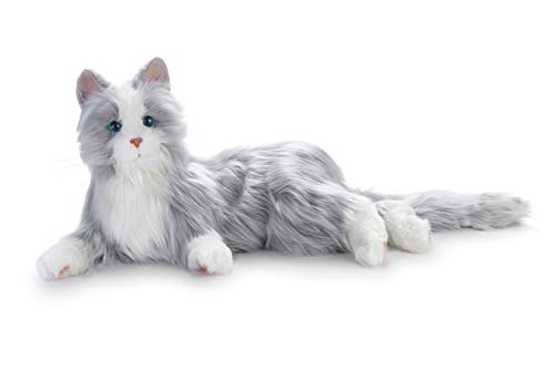 Memorable Pets Muñeco de peluche de gato tabby de terapia para la persona con pérdida de memoria normal del envejecimiento o cuidadores Gris
