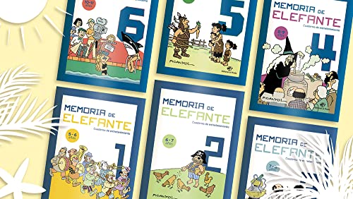 Memoria de elefante 4: cuaderno de entretenimiento: Juegos para niños de 8 y 9 años: cuarto de primaria: Cuadernillo de actividades (cuadernos de actividades)