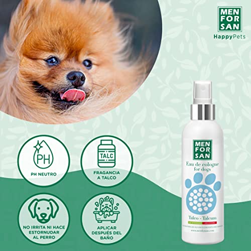 MENFORSAN Agua de Colonia para Perros Talco - 125 ml