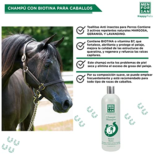 MENFORSAN - Champú biotina para caballos 1L