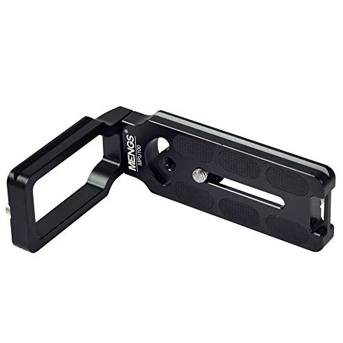 MENGS MPU-100 1/4'' Universal Quick Release Plate L Material de aleación de Aluminio para la DSLR cámara Compatible Arca Swiss