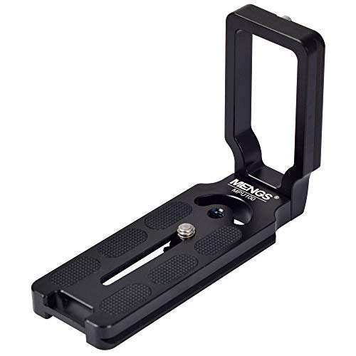 MENGS MPU-100 1/4'' Universal Quick Release Plate L Material de aleación de Aluminio para la DSLR cámara Compatible Arca Swiss