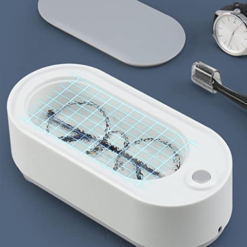 MERIGLARE Mini Limpiador ultrasónico de Joyas, vibración de Alta frecuencia, máquina de Limpieza ultrasónica Recargable por USB