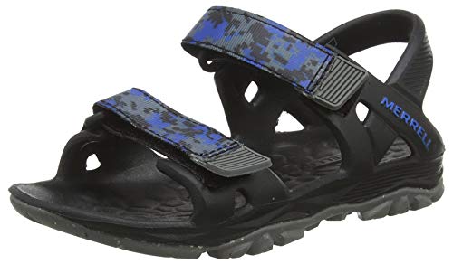 Merrell Hydro Drift, Sandalias Deportivas, Negro (Black/Navy), 30 EU