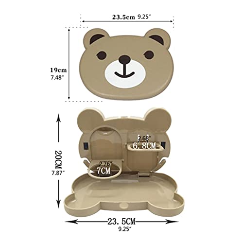 Mesa De Comedor Plegable De Dibujos Animados, Mesa Portátil, Portavasos Automático Multifuncional, Adecuado Para Viajes Familiares (Piggy / Panda) Mesa De Comedor Plegable De Dibujos Animados, Mesa Portátil, Portavasos Automático Multifuncional, Adecuado Para Viajes Familiares (Piggy / Panda)