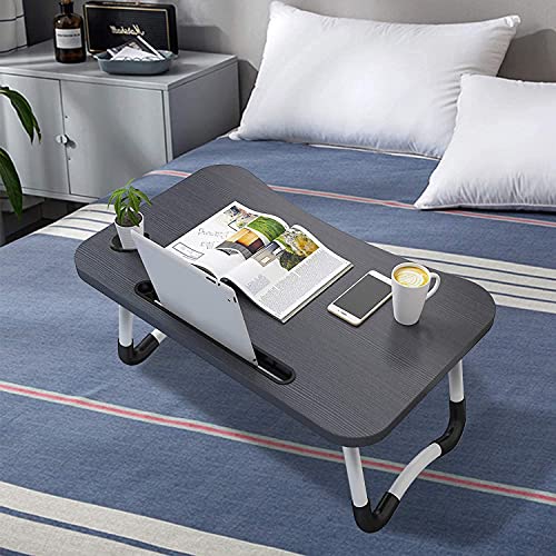 Mesa Ordenador Portátil Multifunción Mesa de Ordenador portátil para Cama y sofá Soporte para Ordenador portátil (Natural Soporte)