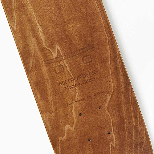 Metropollie Tabla de Skate Medusa de Plásticos, Skate para Niños Niñas Adolescentes Adultos Principiantes, Tabla de 7 Capas 100% Madera de Arce Canadiense Hard Rock, Azul Marino, 8.0 Pulgadas