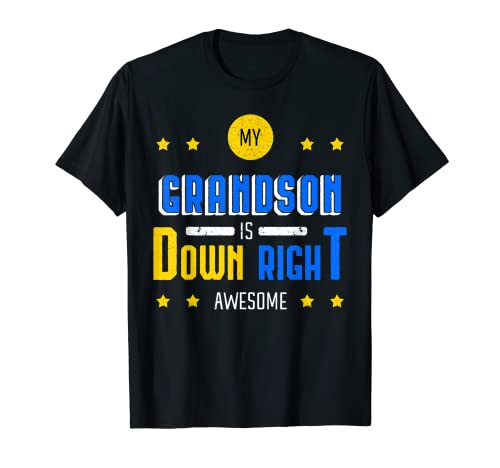 Mi nieto está abajo a la derecha impresionante conciencia del síndrome de Down Camiseta