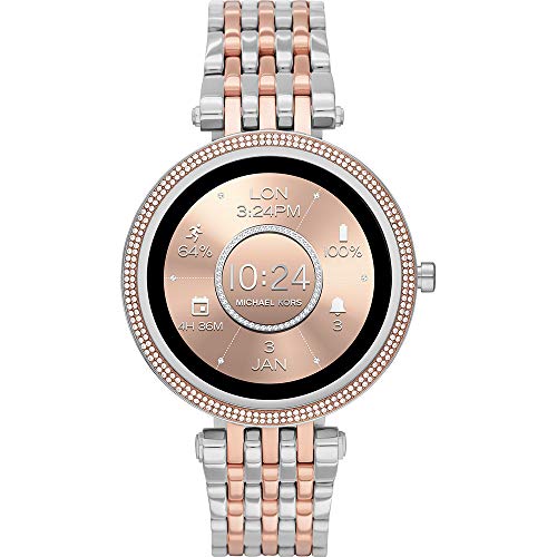 Michael Kors Connected Smartwatch Gen 5E Darci para Mujer con tecnología Wear OS de Google, frecuencia cardíaca, GPS, NFC y notificaciones smartwatch