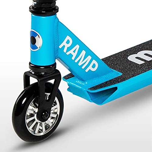 Micro® Ramp, Original Design, Scooter Freestyle, Iniciación, Ruedas 100mm, Peso 3,7kg, Carga Máx 100Kg, Altura 81,1, Manillar 51cm (Cyan)