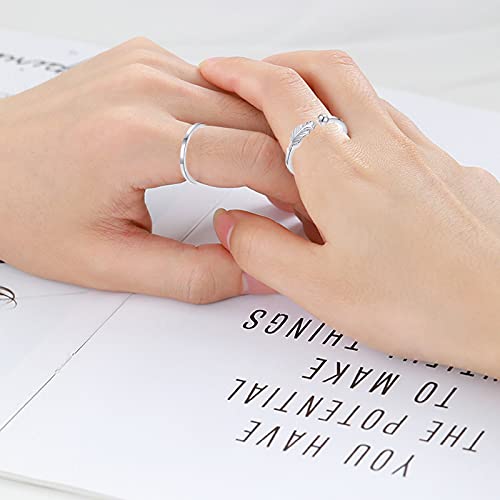 Midi Anillo de Dedo 6 Piezas Anillos Dedo del Pie Abierto Juego de Anillos para Nudillos Anillos de Nudillo para Mujer Anillos Apilables Mujer Accesorios de Joyería para Mujeres y Niñas