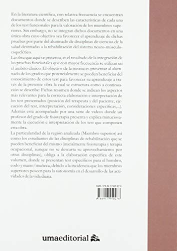 Miembros Superiores, Valoración Funcional para Fisioterapia: 111 (Manuales)