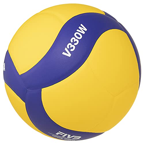 MIKASA V330W - Balón de Voleibol, Color Azul, Talla 5