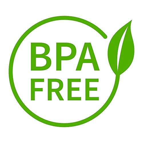 mikken - 2 botellas de boca ancha de 500 ml con tapón de rosca, botellas de farmacia, botellas de laboratorio, botella de medicamentos, bote de plástico, de plástico (PE-LD), sin BPA