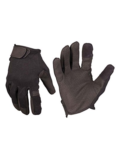 Mil-Tec Hombres Guantes Táctiles Negro Tamano M