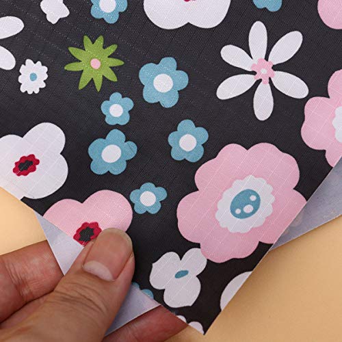 Milisten 15 Piezas de Paquete de Tela Cuadrados Impermeables Patchwork de Floral para Coser Patchwork Diy Craft 20X25cm