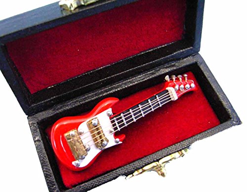Miniblings Guitarra electrica Guitarra electrica Broche de Guitarra Guitarrista Cinta + Red Box - Joyas Hechas a Mano Moda Boton i Pin prendedores