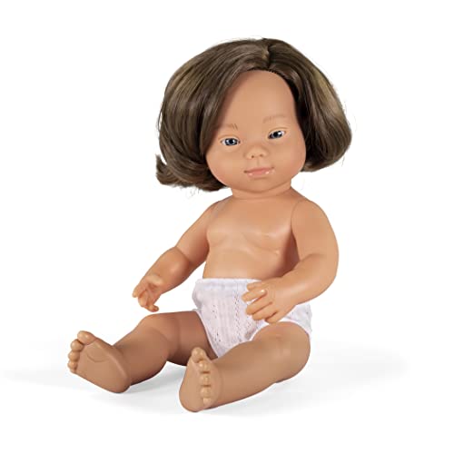 Miniland- Muñeco bebé Europea Down 38cm. (31088)