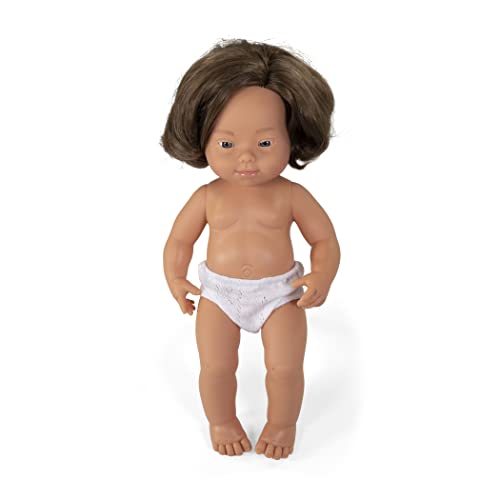 Miniland- Muñeco bebé Europea Down 38cm. (31088)