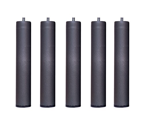 Miroytengo Somier multiláminas con REGULADORES LUMBARES, FIRMEZA Adaptable, Tubo 40x30MM y LÁMINAS de Haya Natural Antideslizantes (con Patas, 150x190 cm)