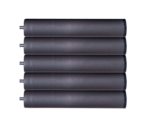 Miroytengo Somier multiláminas con REGULADORES LUMBARES, FIRMEZA Adaptable, Tubo 40x30MM y LÁMINAS de Haya Natural Antideslizantes (con Patas, 150x190 cm)