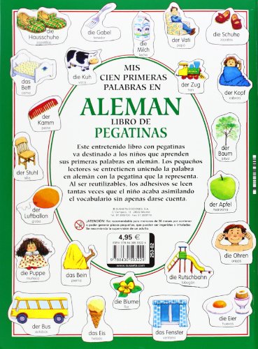 Mis Cien Primeras Palabras En Aleman Libro De Pegatinas