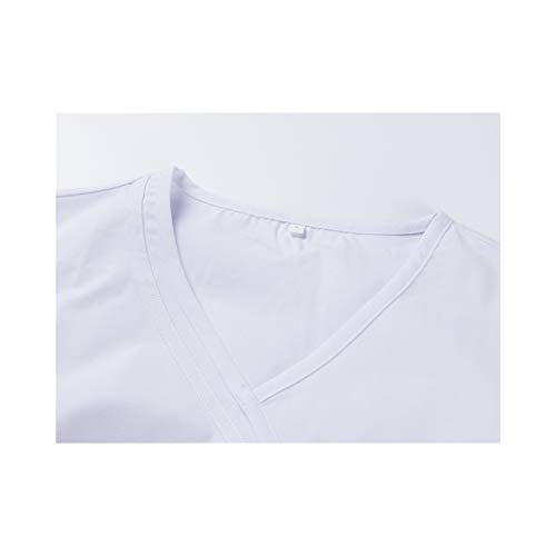 MISEMIYA - Casaca Sanitarios Mujer Uniforme Laboral CLINICA Hospital Limpieza Veterinaria SANIDAD HOSTELERÍA Ref.Q8119 - M, Negro