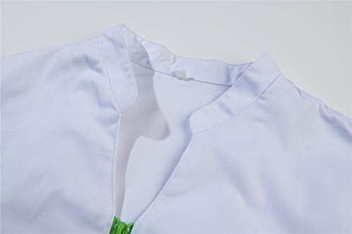 MISEMIYA - Casaca SEÑORA Mangas Cortas Uniforme Laboral CLINICA Hospital Limpieza Veterinaria SANIDAD HOSTELERÍA - Ref.702 - S, Lila