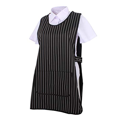 MISEMIYA - Delantal Impermeable Uniforme ESTÉTICA Laboral Limpieza CLINICA Hospital Veterinaria SANIDAD Médico Enfermera - Ref.868 - M, Delantal Limpieza 868-26 Rayas