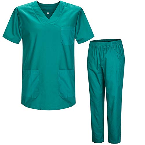 MISEMIYA - Uniforme Sanitario Unisex Uniformes Sanitarios MÉDICOS Conjuntos Sanitarios - XS, Verd