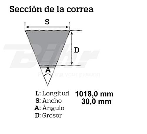 MITSUBOSHI - MI290/54 : Correa variador transmision KYMCO XCITING 400: 2013-2016 -