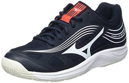 Mizuno Cyclone Speed 3, Zapatillas Hombre, Health Bio Blue Fiery Red, 44.5 EU
