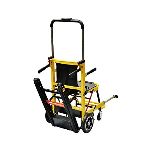 MJ-Brand Silla de Ruedas eléctrica para Subir escaleras Medical Ascensor Escalera Silla de evacuación Plegable, Puede ser como Dispositivos de elevación Camilla Ayuda de Movilidad para Ancianos