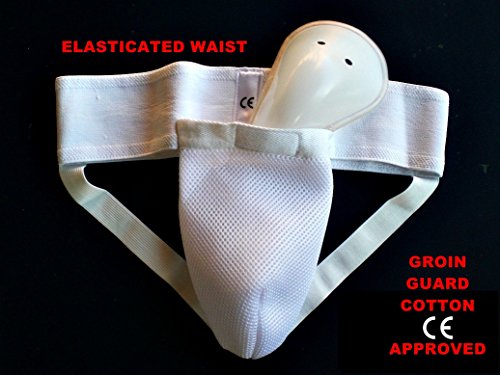 mmasport Suspensorio para hombre de algodón con concha Cáscara para genitales extraíble Certificado CE (Small)