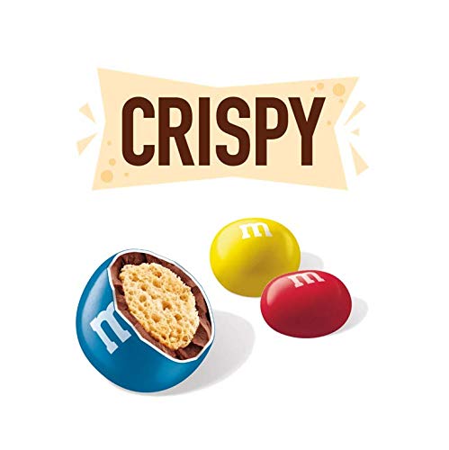 M&M's CRISPY - Billes au riz soufflé enrobé de chocolat au lait - Pochon de 340g