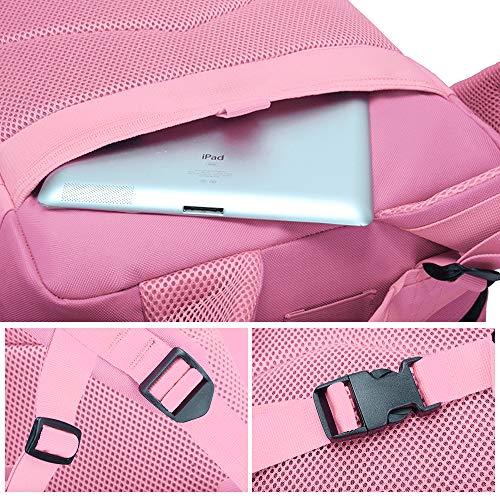 Mochila 45L Táctica Militar USA Impermeable Deportiva Caza Aire Libre Deportes Gimnasio Portatil Oxford 900D (Rosa)