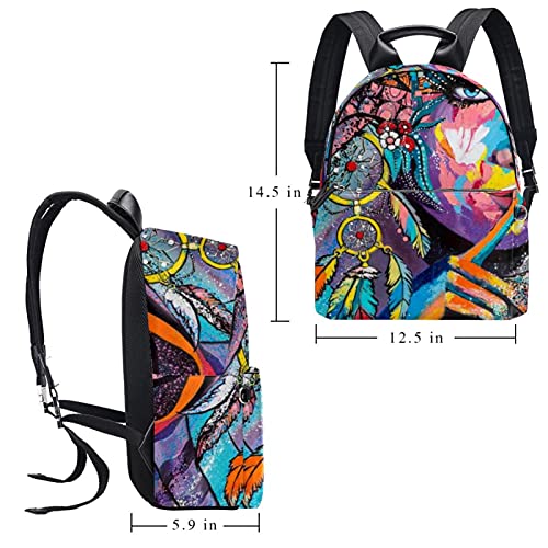 Mochila de viaje grande Mochila para portátil Conciencia del cáncer de colon Bolsa Mochila ligera Mochila de vacaciones