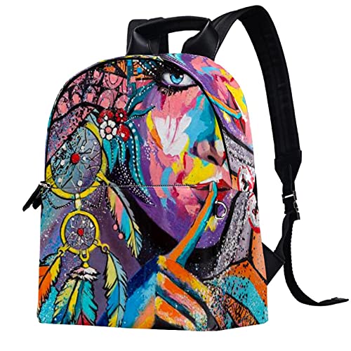 Mochila de viaje grande Mochila para portátil Conciencia del cáncer de colon Bolsa Mochila ligera Mochila de vacaciones