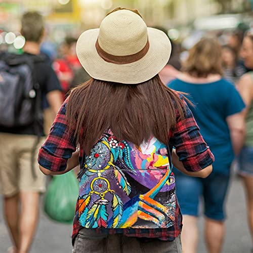 Mochila de viaje grande Mochila para portátil Conciencia del cáncer de colon Bolsa Mochila ligera Mochila de vacaciones