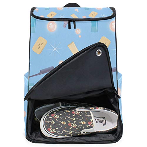 Mochila Elegante del Gimnasio del Ordenador portátil de la Universidad del Viaje con el Modelo del Cuarto de baño del Compartimiento del Zapato