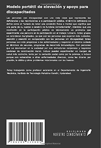 Modelo portátil de elevación y apoyo para discapacitados: Diseño y Análisis de Equipos Portátiles de Elevación y Soporte para Discapacitados