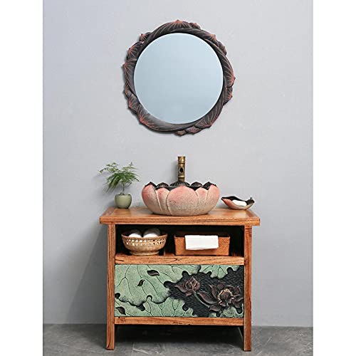 Moderno Lavabo CREATIVIDAD DE ESTILO CHINO CABATORIO DE CABATORIO SOBRE EL CABATORIO DE CABATORIO BAJO DE BAJO DE BAJILLO DE BAJILLO DE LOS BAJOS DE LOBIDO DE LOBROS DE LOTURO RETRO LOTUS LOUSL Fregad