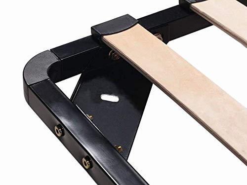 MOG CASA Sommier Negro multiláminas Metalizado anticorrosion Varias Medidas (140x200cm)