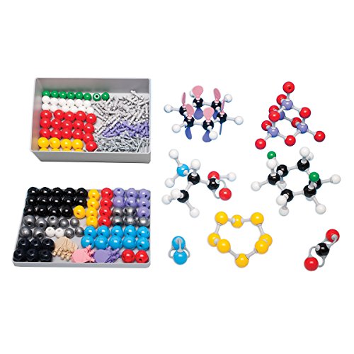 Molymod MMS-004 Modelo Molecular de Química Inorgánica/Orgánica (108 partes de átomos)
