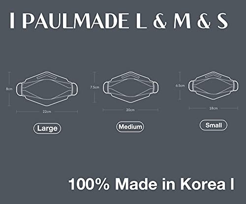 MONEUAL Fabricado en Corea del Sur / [6 St] respirador FFP2 (M) / certificado CE / aprobado por Dermatest / empaquetado higiénicamente / clip nasal oculto / diseño 3D / 4 capas (Medium - unisex)