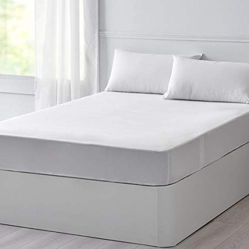 Morfeo - Protector de Colchón Impermeable Hipoalergénico de Bambú, Transpirable, Silencioso y Lavable para Cama de 105x190