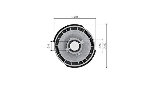 Motor para persiana CAME 180 kg con electrofreno y desbloqueo de cordón H40230180